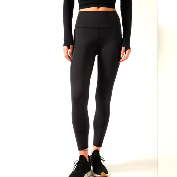 NWT Athleta Rainier Tight in Size Extra Small Black Color - Picture 4 of 13